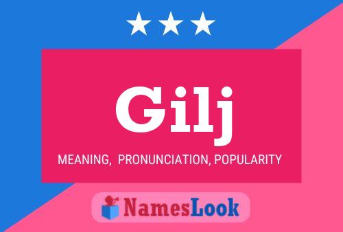 ملصق اسم Gilj