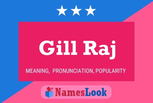 ملصق اسم Gill Raj