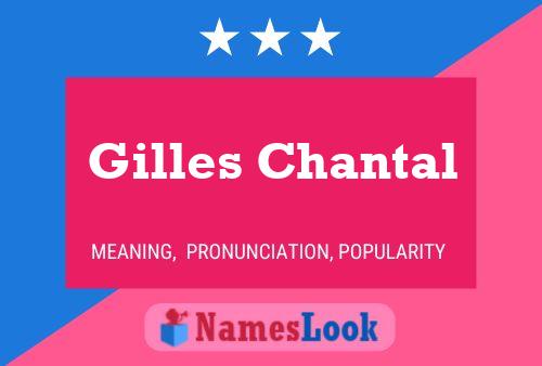 ملصق اسم Gilles Chantal