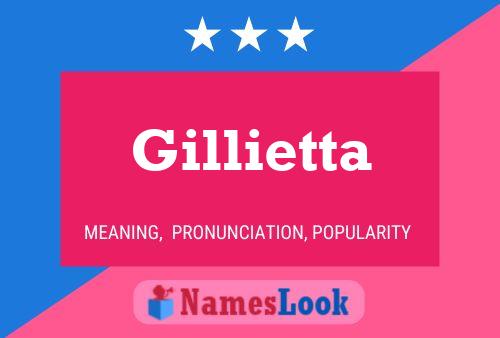 ملصق اسم Gillietta