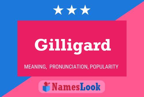 ملصق اسم Gilligard