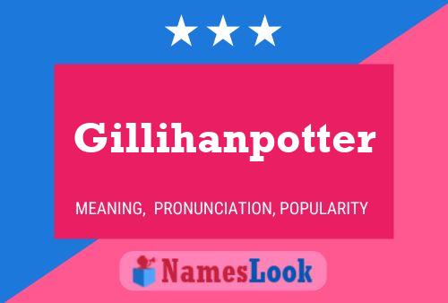 ملصق اسم Gillihanpotter