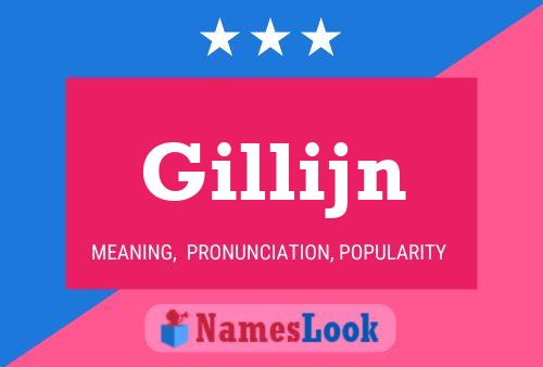 ملصق اسم Gillijn