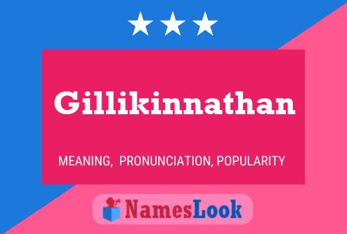 ملصق اسم Gillikinnathan