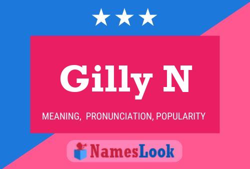 ملصق اسم Gilly N