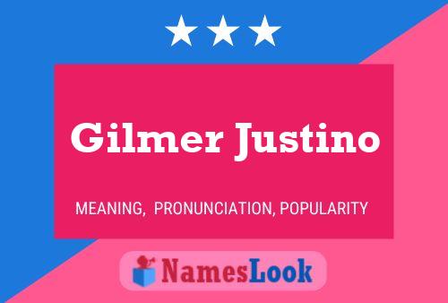 ملصق اسم Gilmer Justino