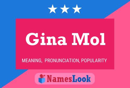 ملصق اسم Gina Mol