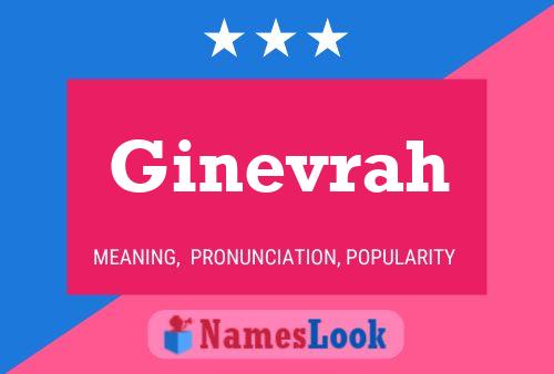 ملصق اسم Ginevrah