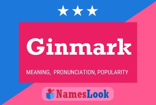 ملصق اسم Ginmark