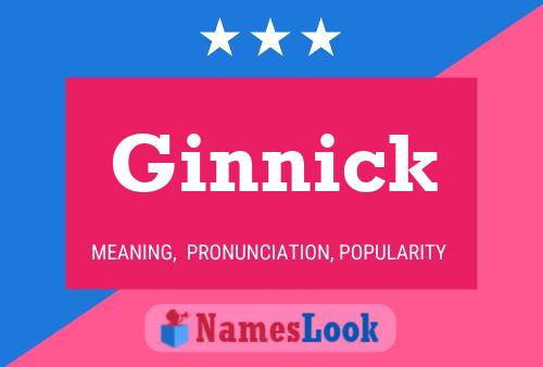 ملصق اسم Ginnick