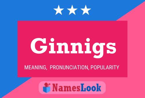 ملصق اسم Ginnigs