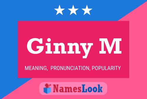 ملصق اسم Ginny M