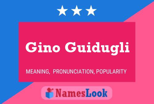 ملصق اسم Gino Guidugli