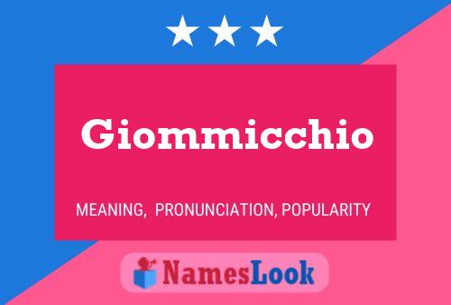 ملصق اسم Giommicchio