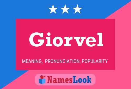 ملصق اسم Giorvel