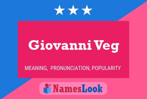 ملصق اسم Giovanni Veg