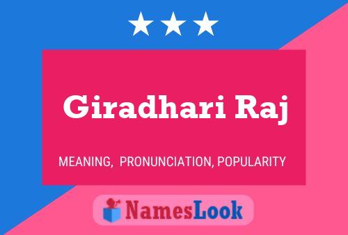 ملصق اسم Giradhari Raj