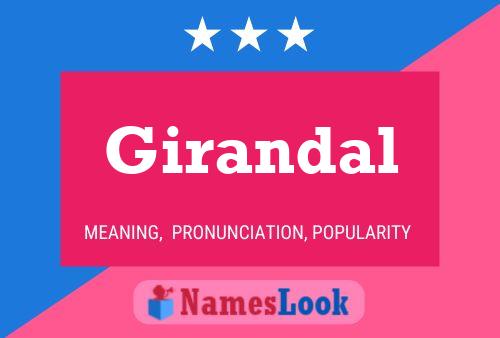 ملصق اسم Girandal