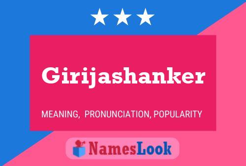 ملصق اسم Girijashanker