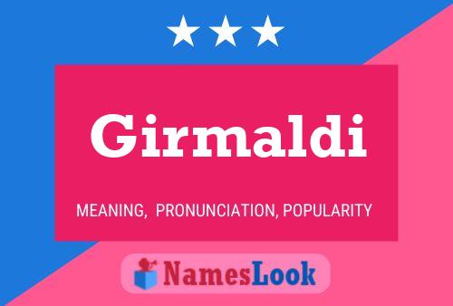 ملصق اسم Girmaldi