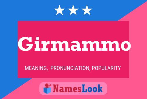 ملصق اسم Girmammo