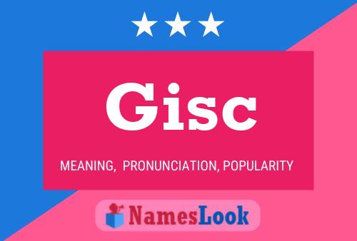 ملصق اسم Gisc