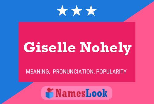 ملصق اسم Giselle Nohely