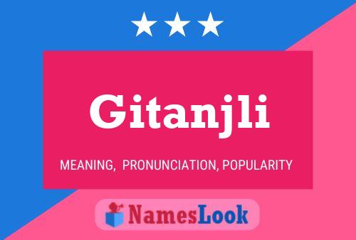 ملصق اسم Gitanjli