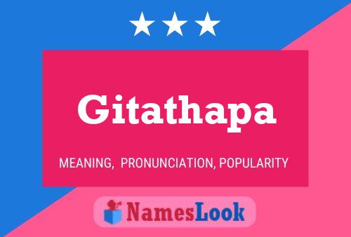 ملصق اسم Gitathapa