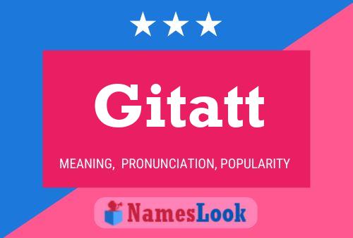 ملصق اسم Gitatt