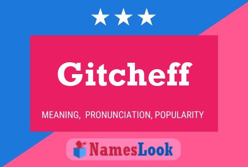 ملصق اسم Gitcheff