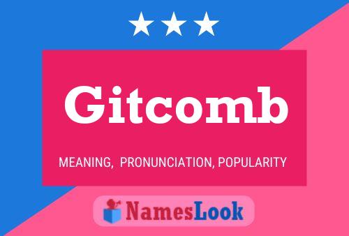 ملصق اسم Gitcomb