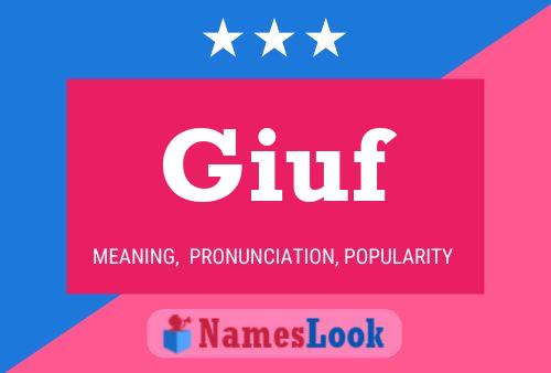 ملصق اسم Giuf