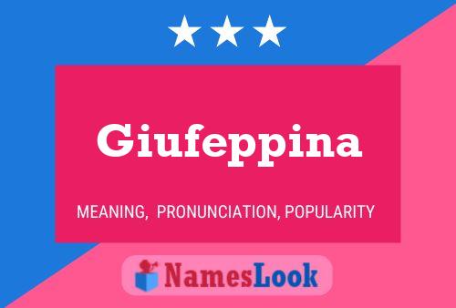 ملصق اسم Giufeppina