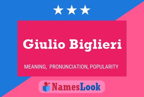 ملصق اسم Giulio Biglieri