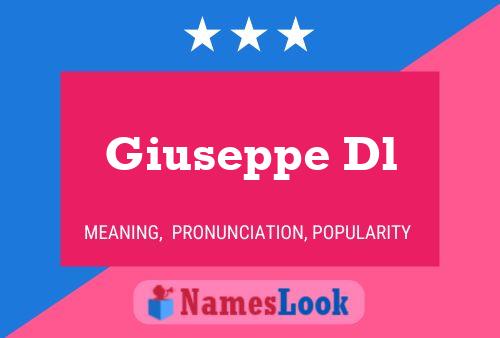 ملصق اسم Giuseppe Dl