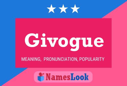 ملصق اسم Givogue