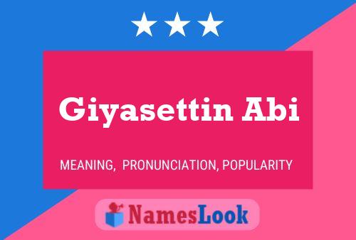 ملصق اسم Giyasettin Abi