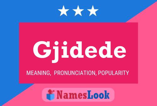 ملصق اسم Gjidede