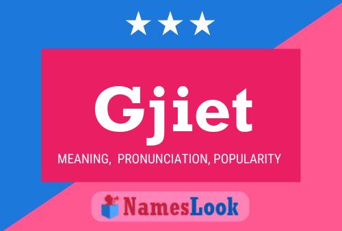 ملصق اسم Gjiet