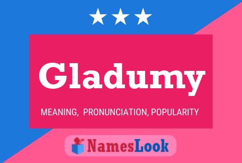 ملصق اسم Gladumy