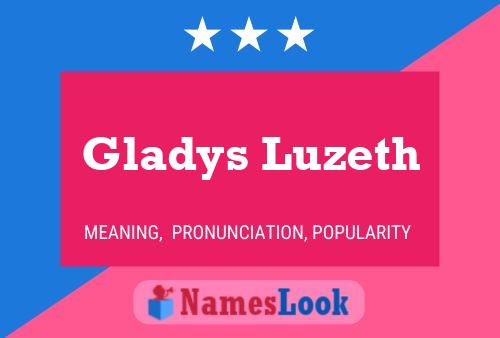 ملصق اسم Gladys Luzeth