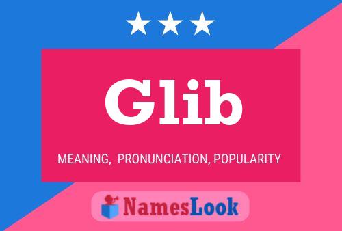 ملصق اسم Glib