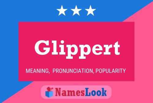 ملصق اسم Glippert