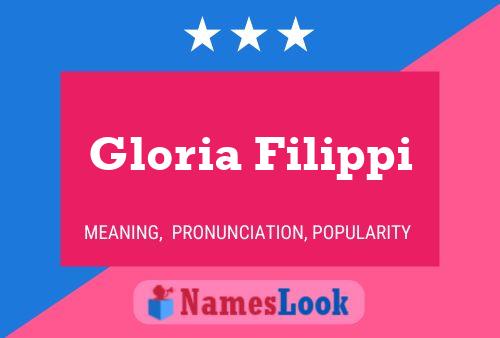 ملصق اسم Gloria Filippi