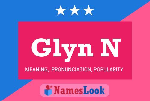 ملصق اسم Glyn N