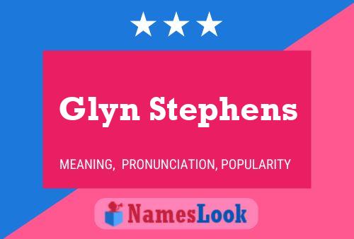 ملصق اسم Glyn Stephens