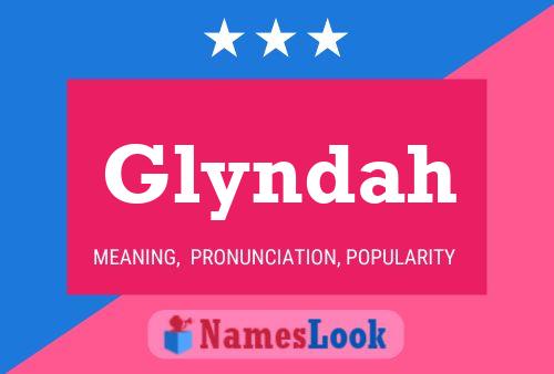 ملصق اسم Glyndah