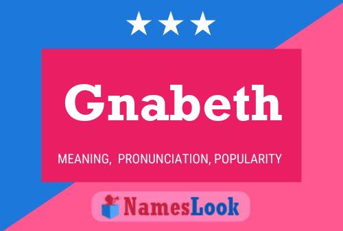 ملصق اسم Gnabeth