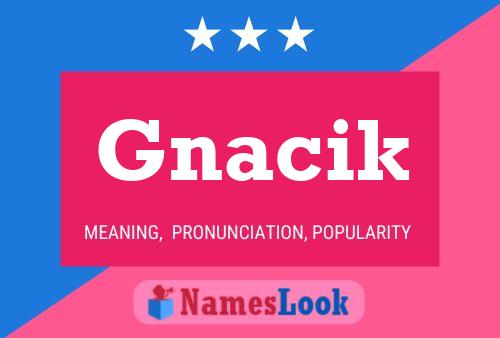 ملصق اسم Gnacik